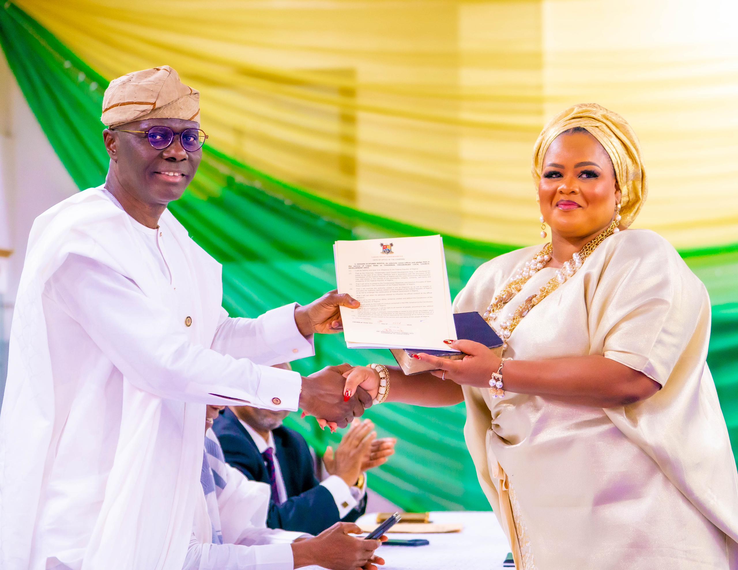 SANWO-OLU INAUGURATES NEW ONIGBONGBO LCDA CHAIRMAN